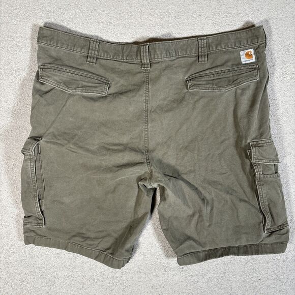 Carhartt Rugged Flex Cargo Shorts Men’s Size 46 Fits 44 Olive Green Relaxed Fit - Picture 9 of 11